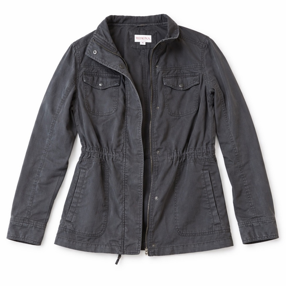 Merona Gray Utility Jacket  | size Medium